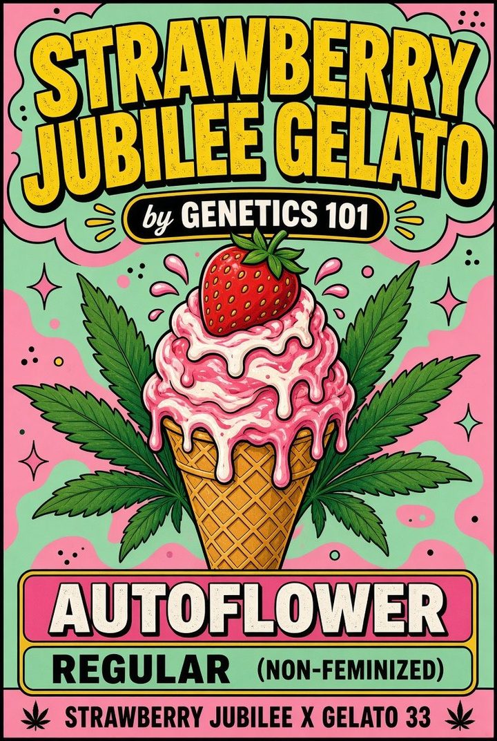 Strawberry Jubilee Gelato